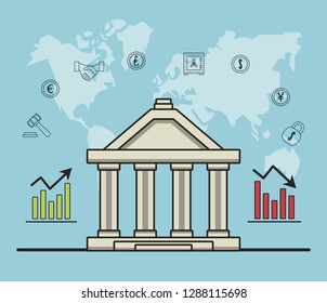 finance and trading cartoon