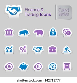 Finance & trading related icons