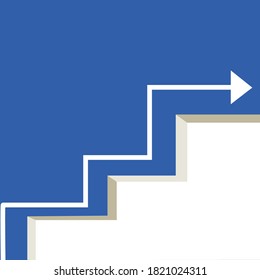 Finance upward vector illustration template