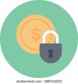 finance vector colour flat icon