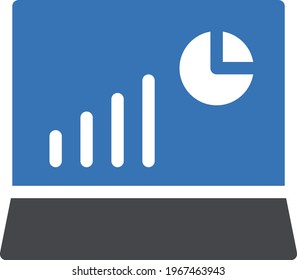 finance vector glyph colour icon