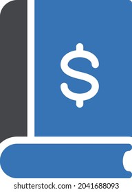 finance vector glyph colour  icon