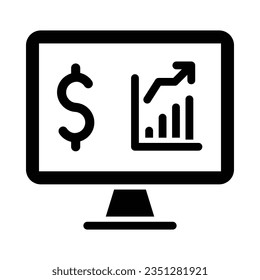 Finance Vector Glyph Icon For Personal And Commercial Use.
