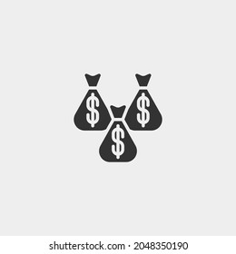 Finance vector icon illustration sign