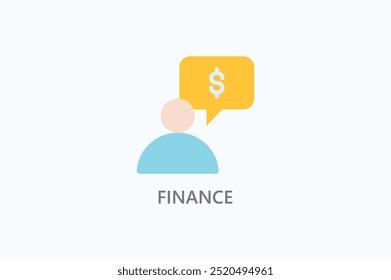 Ilustração De Logotipo Ou Ícone De Vetor De Finanças