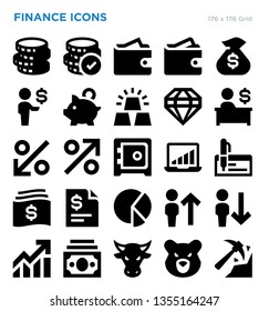 Finance Vector Icon Set