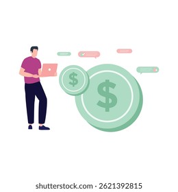 Finance Vector illustration which can easily modify or edit
