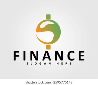 finance vector logo design illustration for company