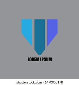 Finance vector logo template. accounting vector logo template.