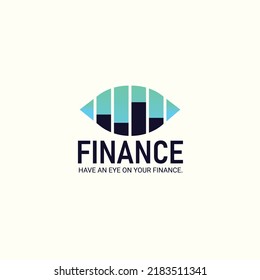 Finance vector mascot logo template.