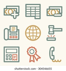 Finance web icons