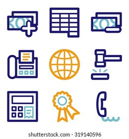 Finance web icons