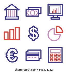 Finance web icons