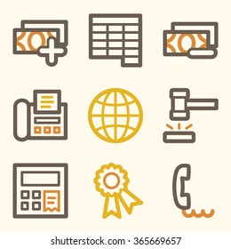 Finance web icons