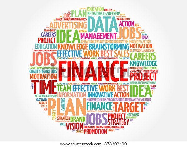 Finance Word Cloud Business Concept Stock Vector (Royalty Free ...