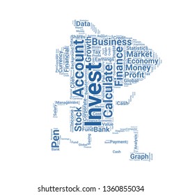 finance word cloud. tag cloud about finance.