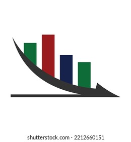 finance zero emission logo Icon Illustration Brand Identity