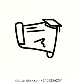 finance_certificate icon, isolated icon in light background, perfect for website, blog, logo, graphic design, social media, UI, mobile app