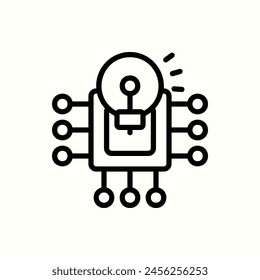 finance_chip icon, isolated icon in light background, perfect for website, blog, logo, graphic design, social media, UI, mobile app
