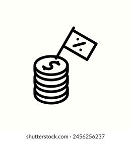 finance_offer icon, isolated icon in light background, perfect for website, blog, logo, graphic design, social media, UI, mobile app
