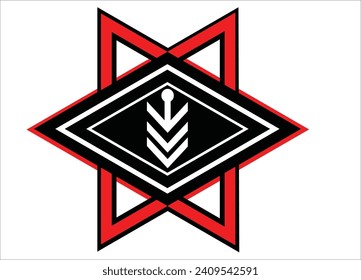 Icono del vector del templo del logotipo de resumen financiero