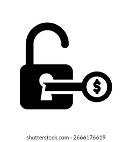 Vektorgrafik mit Symbolen für den Finanzzugriff
