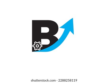 Financial accounting  B logo icon vector graphic illustration  