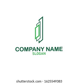 Financial or Accounting Design Advisor, Logo, Vector Icons. There are chart shapes in the design as icons of financial or accounting advisors.