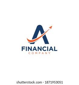 Financial Accounting Logo, Financial Advisors Logo Design Template Vector Icon, Business logo