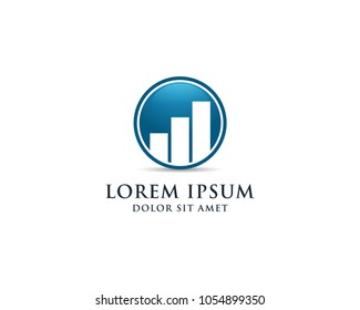 Financial And Accounting Logo Design Vector Template