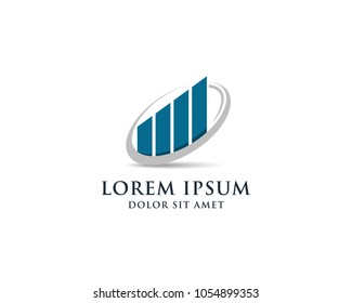Financial And Accounting Logo Design Vector Template