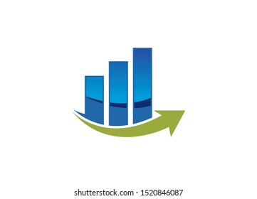 Financial Accounting Logo, Financial Stock Exchange Market logo