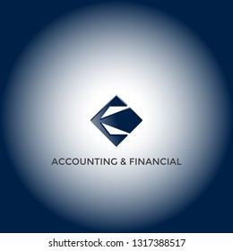 Financial Accounting Logo Template. 