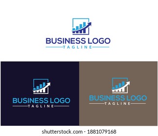 Vector de logotipo financiero y contable