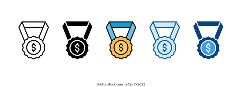 Symbol "Finanzielle Errungenschaften" - Sammlung mehrerer Stile festlegen
