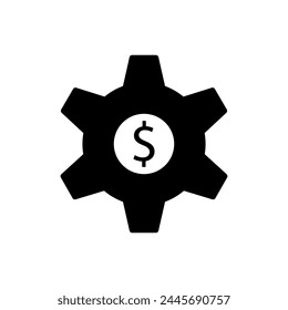 Financial Adjustment Icon. Accounting Element Symbol – Vector. 