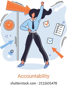 Financial administration, examiner conducts an audit checks statements in documents, accountability concept with character. Company tax and account. Capital markets, trading, e-commerce, accounting