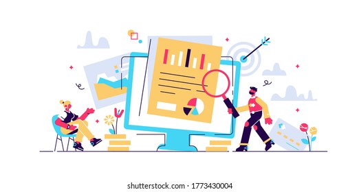 Financial advisor, financial consulting Concept for web page, banner, presentation, social media, documents, cards, posters. Vector illustration saving money, managing money, planning ahead