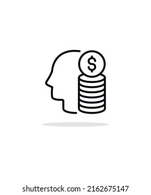 asesor financiero, para ilustración vectorial de colección de diseños gráficos y web, eps 10