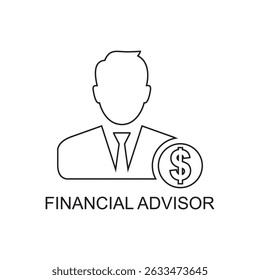 financial advisor icon , business icon