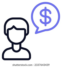 Financial Advisor Icons can be used for uiux, infographic, illustration, etc