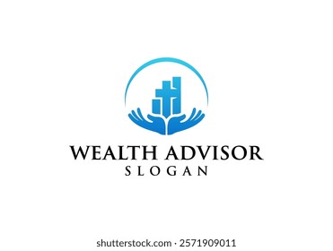 Financial Advisor Logo Design Vector. Christian Advisor.