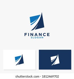 Plantilla vectorial de diseños de logotipo del asesor financiero