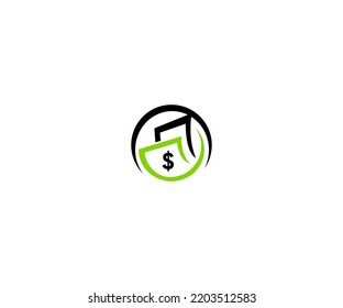 Financial Advisor Logo Vector Template Abstract Monogram Symbol