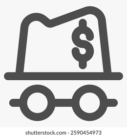 financial advisor, simple finance and business icons
