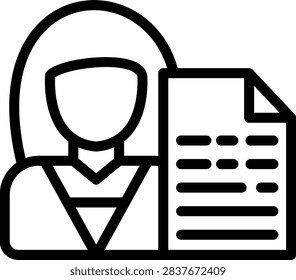Financial Advisor Vector Design Icon Style