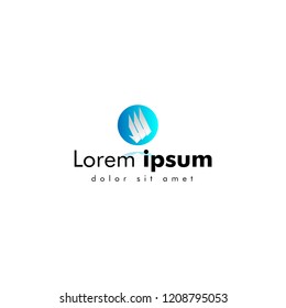 Financial Advisors Logo Design Template Vector Icon, accounting logo with circle