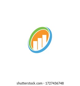 Icono de la plantilla de diseño del logotipo de asesores financieros