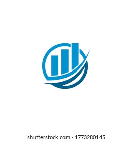Icono de la plantilla de diseño del logotipo de asesores financieros