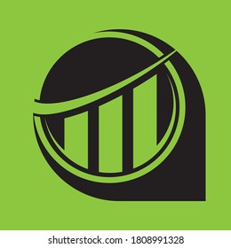 Icono de la plantilla de diseño del logotipo de asesores financieros